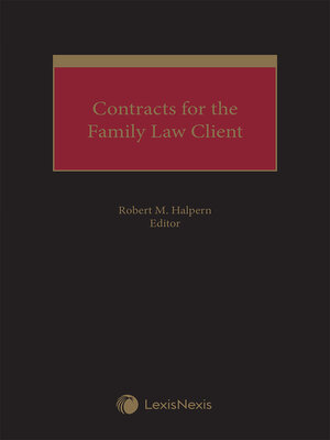 cover image of Contracts for the Family Law Client